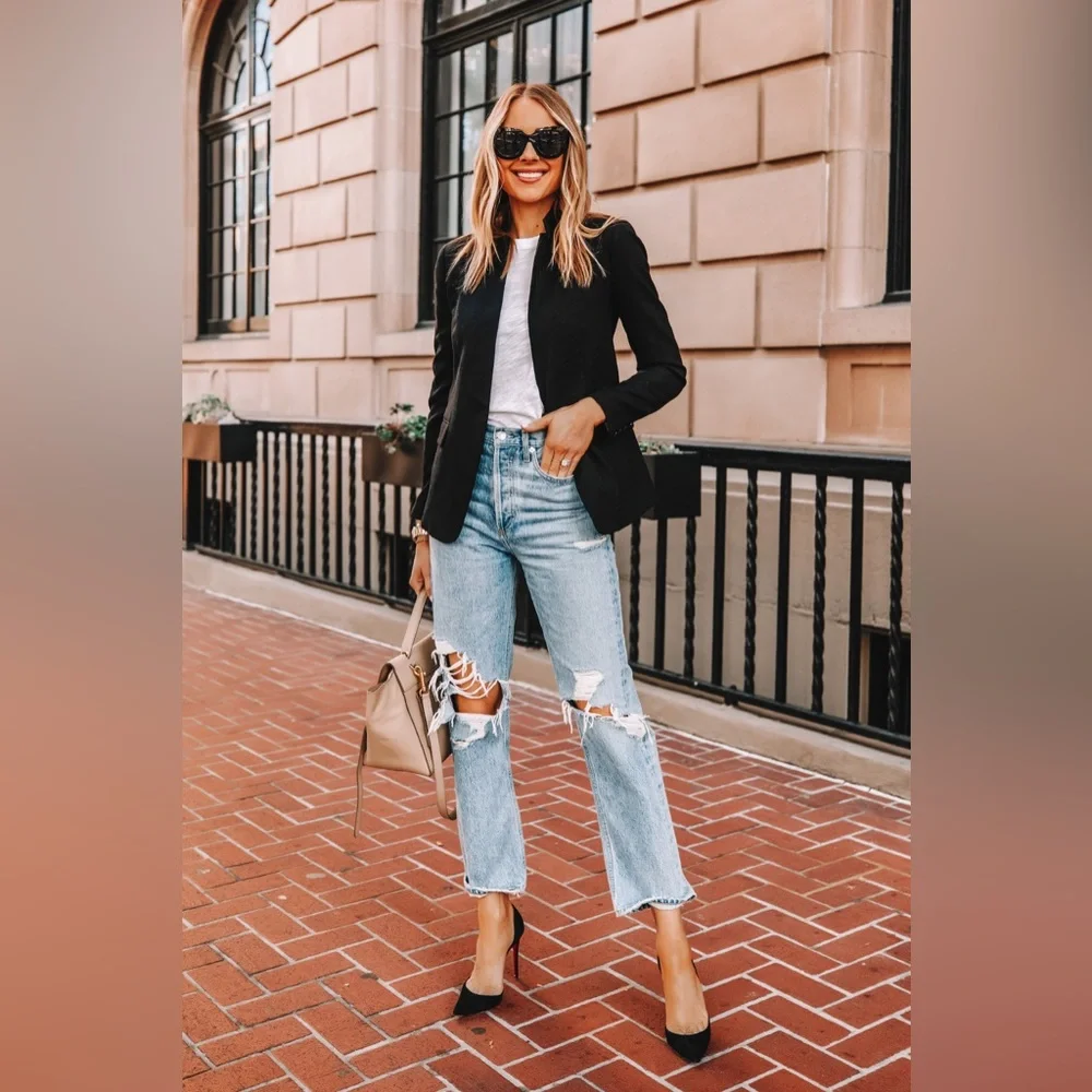 J.Crew Classic Black Blazer size XS